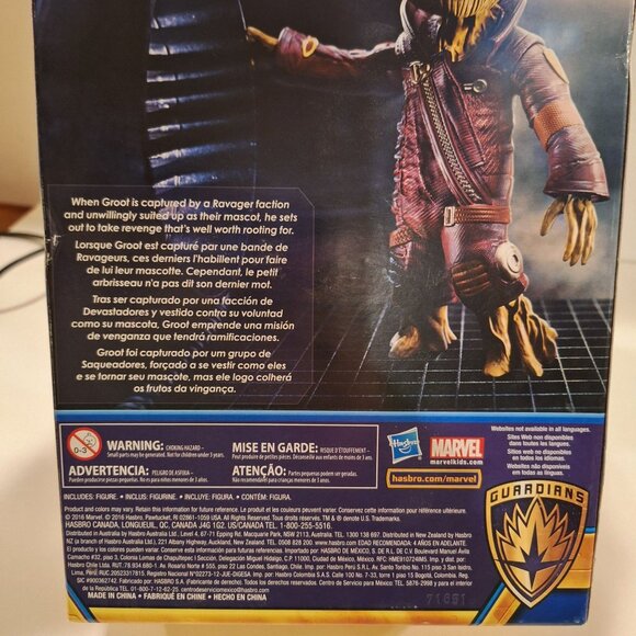 2016 Marvel Guardians Of The Galaxy Vol 2 Ravager Outfit Groot Figure Exclusive - Picture 5 of 7
